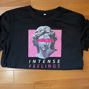Shein Intense Feelings Tshirt Large